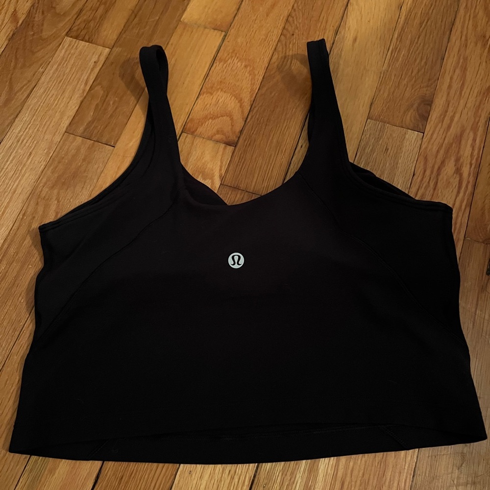 Lululemon black align tank top Size 10